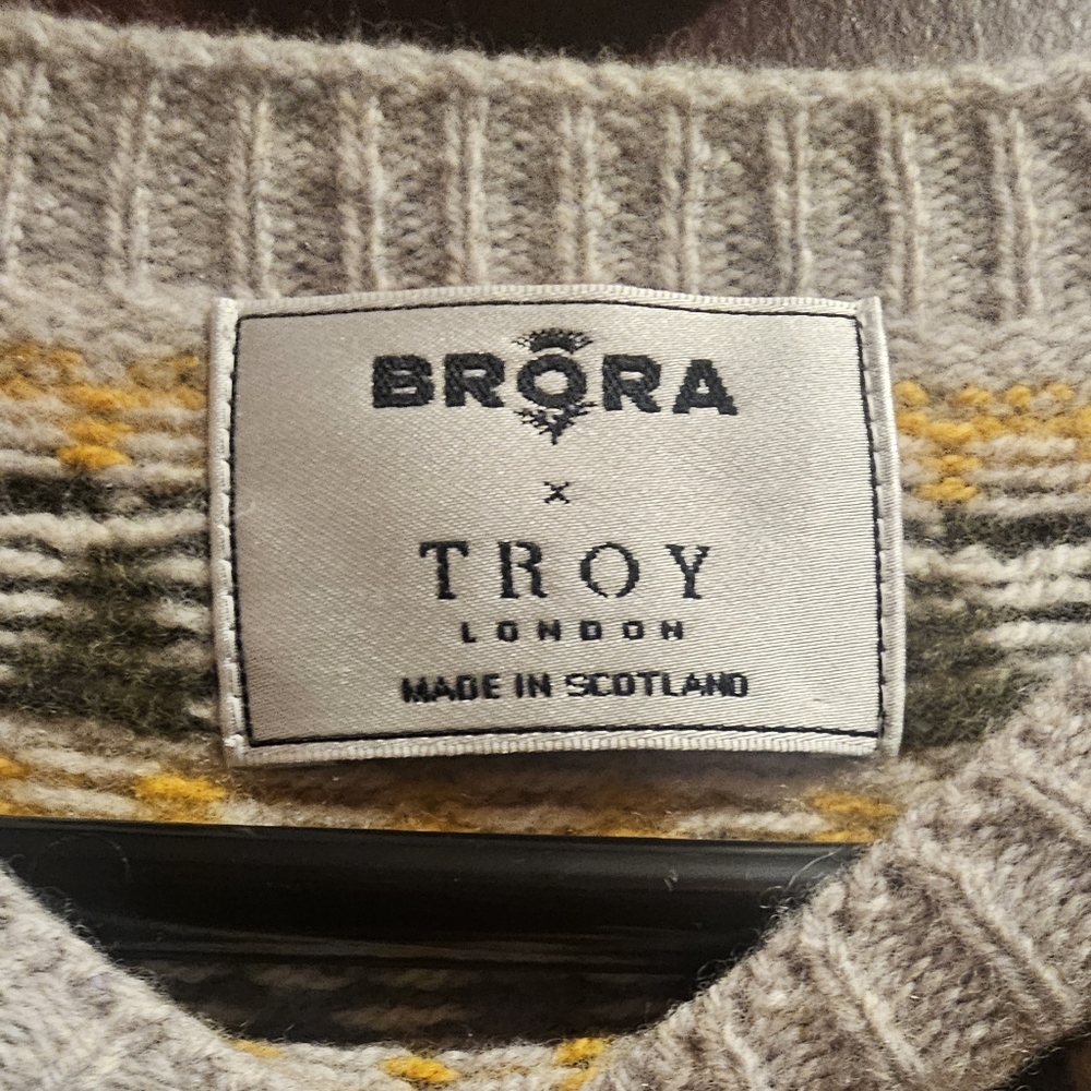 Brora x Troy London Fair Isle Sweater